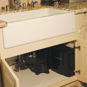 Micromax™ 7000 Reverse Osmosis Drinking Water System under the kitchen sink